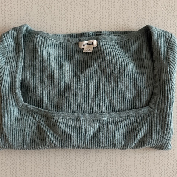Garage Ribbed Long Sleeve Top - Picture 2 of 3